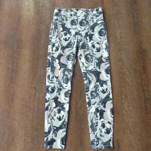 Spanx skinny fit flower jeans gray/blue/black/white women's‎ small